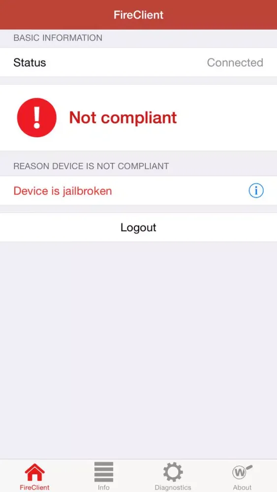 WatchGuard FireClient应用截图